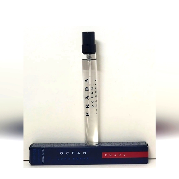 PRADA OCEAN Luna Rossa EAU DE PARFUM Refillable Purse Spray 0.33 oz For MEN - Picture 2 of 4